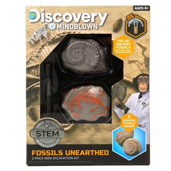 NIB Discovery Fossil Excavation Kit-Perfect for Summer Activities - Picture 1 of 5